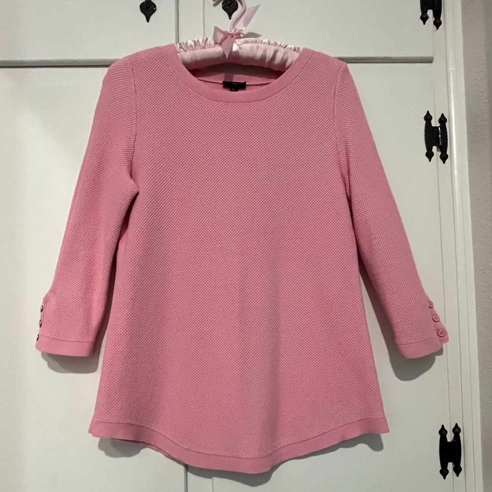 Talbots Waffle Knit Top